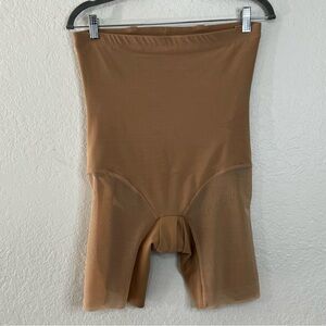 NWOT Honeylove Super Power Short Tan Shapewear Slimming Sculpting Womens Size XL